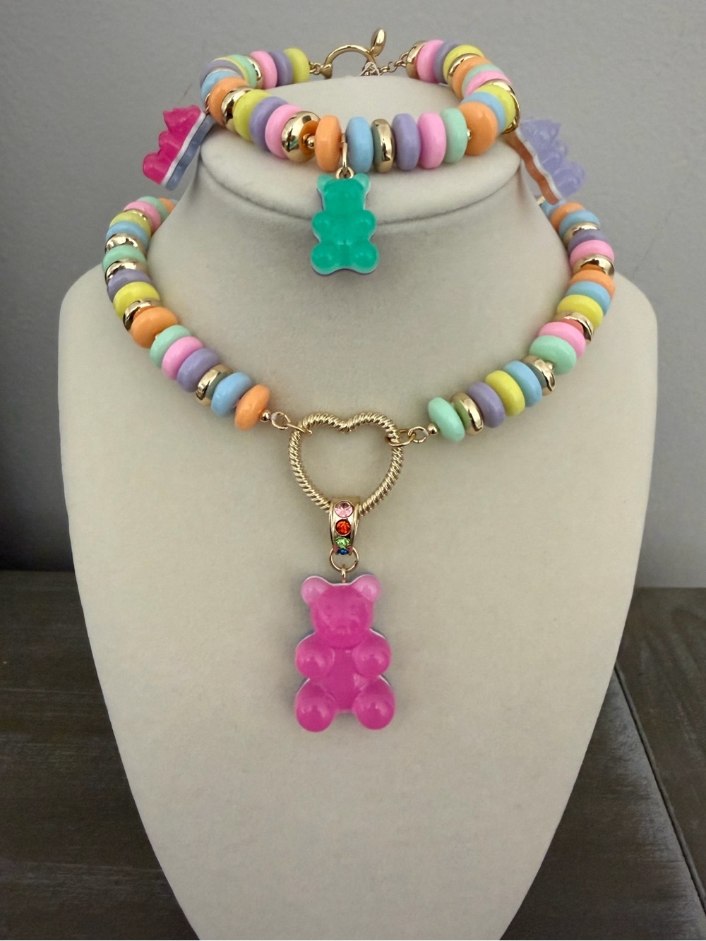 Betsey Johnson Gummy Bear Jewelry Set